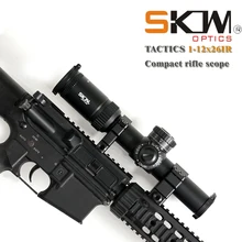 SKWoptics 1 12x26 прицел 34 мм CNC кольца тактический ударопрочный