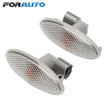 FORAUTO, 1 пара, светодиодный автомобильный указатель поворота, мигалка, янтарный автомобиль, Стайлинг для Toyota Corolla Camry Yaris RAV4, указатели поворота, лампы