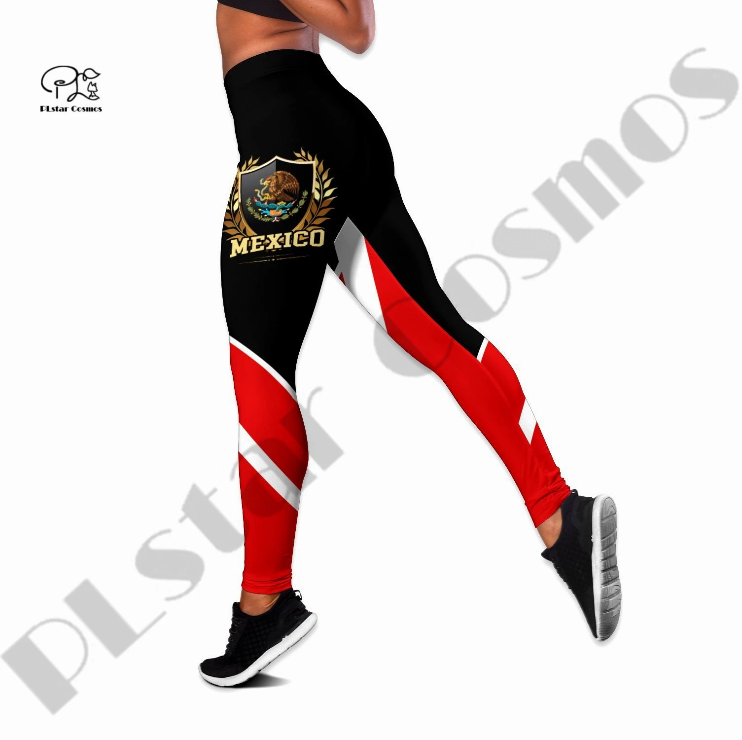 2021Newest Leggings Women Mexico Camo Flag Art Casual Elastic Leggins  Skinny Comfortable Youth Yoga Fitness Pants Drop shipping