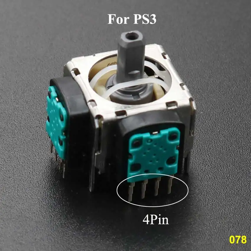 PS3 4PIN YuXi 1 шт. 3D аналоговые ручки джойстик ДЖОЙСТИК Джойстик Модуль рокер для Xbox ONE Xbox360 контроллер PlayStation 2 3 4 PS2 PS3 PS4 - Цвет: PS3 4PIN