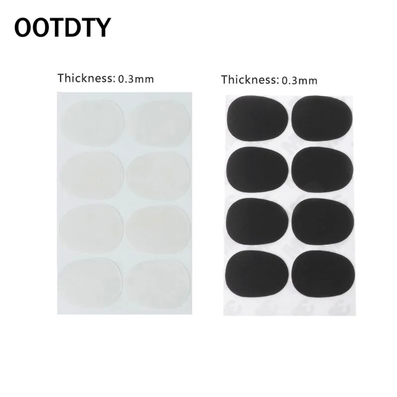 OOTDTY 8 шт. высокие/альт/тенор саксофон кларнет накладки для мундштука колодки подушки 0,3 мм