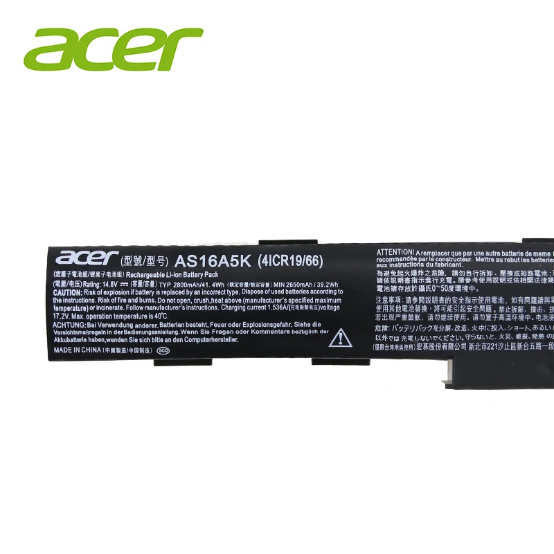 Аккумулятор для ноутбука acer Aspire E15 E5-475G 523G 573G 575G 774G E5-575G E5-575-59QB E5-575G-53VG AS16A7K AS16A8K AS16A5K