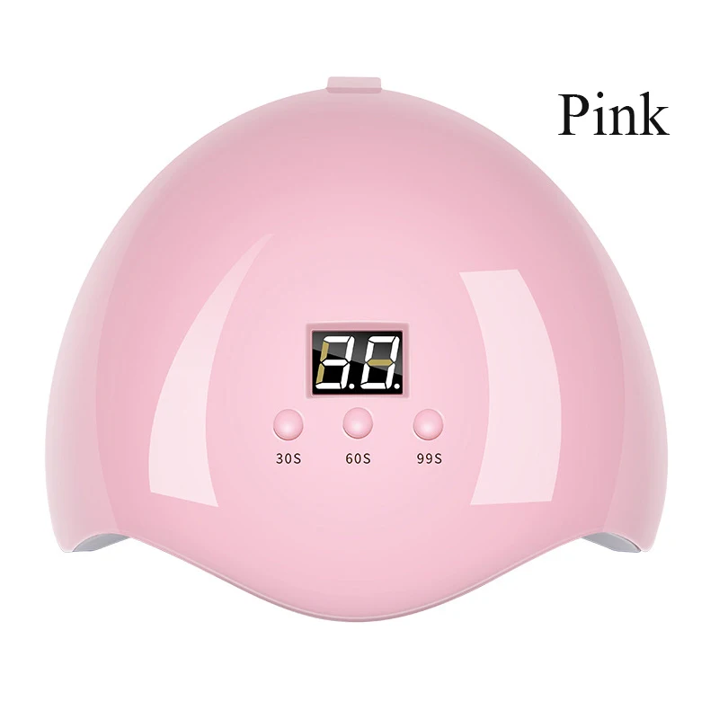 24W Pink 1 6 Вт/24 Вт/48 Вт гель для ногтей УФ-лампа для сушки ногтей 24/36 светодиодов 10 s/30 s/60 s/99 s таймер Полимеризации Гель-лак для ногтей сушильная инструменты гель Лаки - Цвет: 24W Pink 1