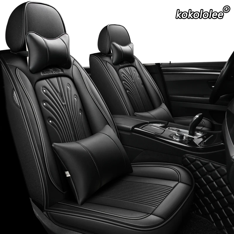 Kokololee кожаный чехол автокресла для Toyota Hilux Yaris Vios 2106 2107 2109 2110 2114 changan cs35 cs75 eado raeton 2018