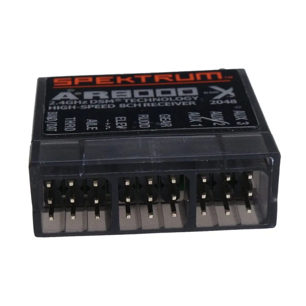 Канальный приемник SPMAR8000 8Ch DSMX высокоскоростной приемник удлиненная антенна DX7s DX8 DX9