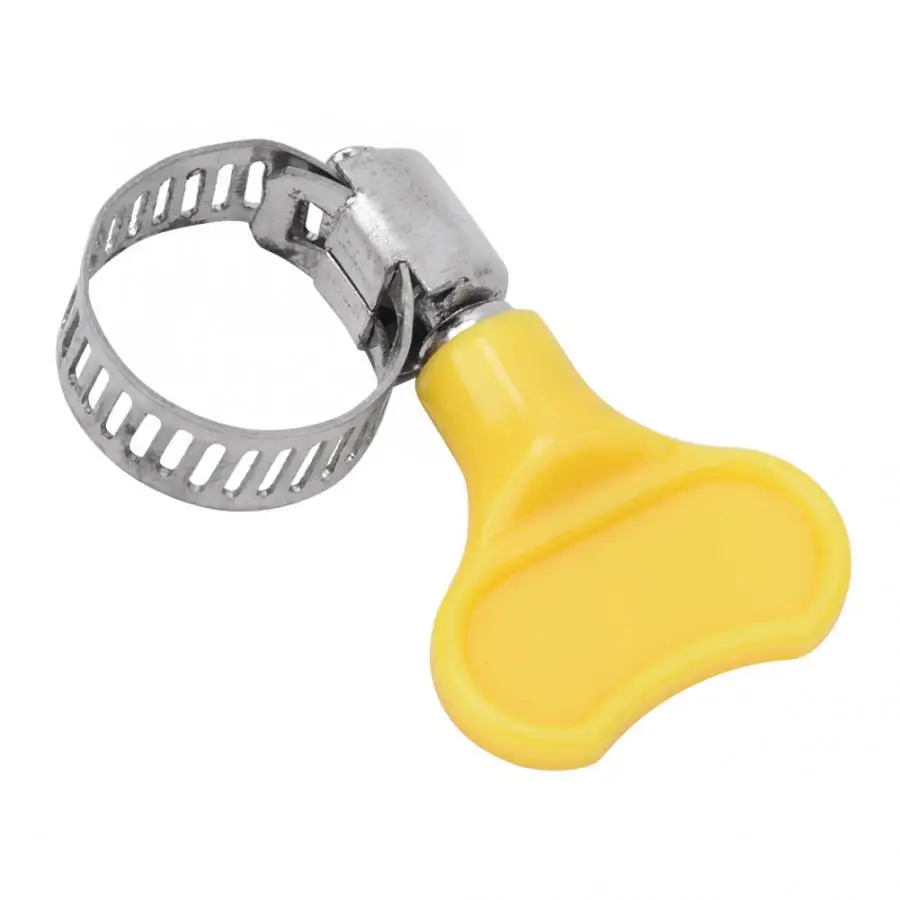 10 Pcs Stainless Steel Hose Clamp with Plastic Handle Pipe Tube Clips Woodworking Clamps | Обустройство дома
