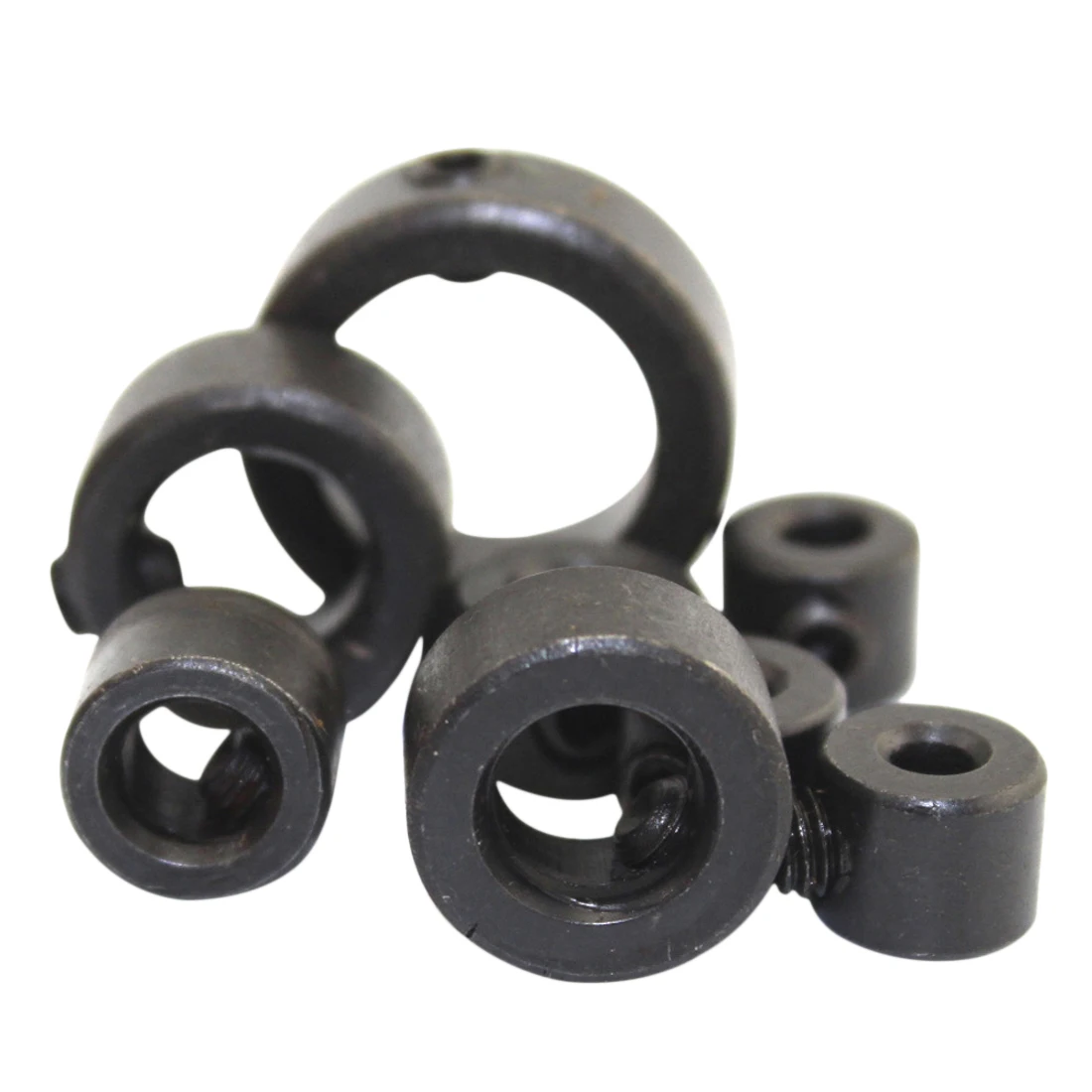 Carbon Steel Drill Bit 8pcs 3-16mm Drill Bit Limiter Locator Ring Depth Stop Collar Ring Positioner Hex Wrench Woodwork Tool