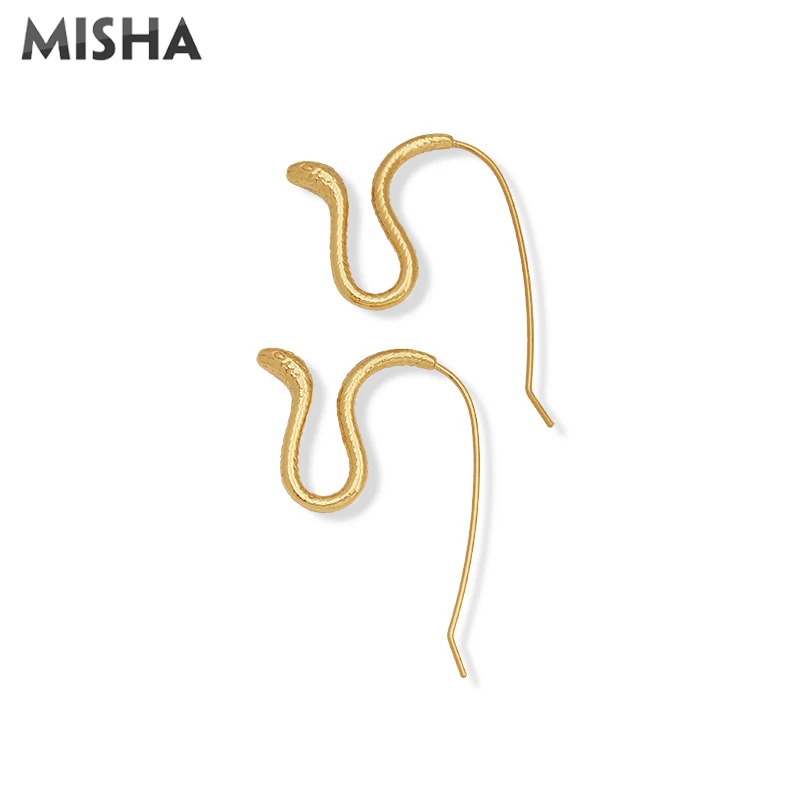 MISHA Модные серьги для женщин высококачественный ручной работы обруч ювелирные серьги для молодых девушек женские подарки 0077