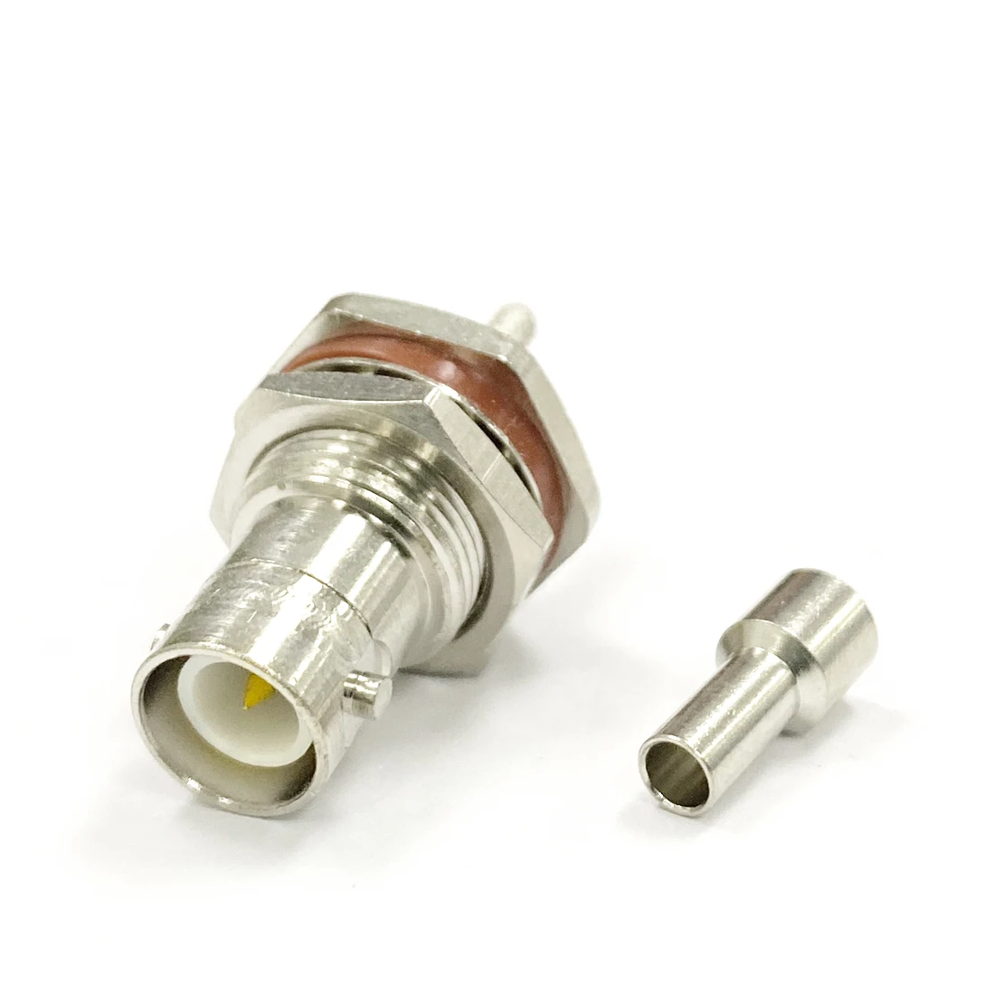 1 шт. RP-BNC со штекера на гнездо гайка внутренний pin RF коаксиальный разъем обжимной