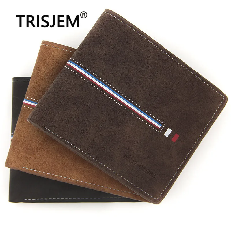 

Luxury Brand Designer Male Wallet PU Leather Bifold Short Wallets Men High Quality Vintage Purse Multi-functional Cards Wallet