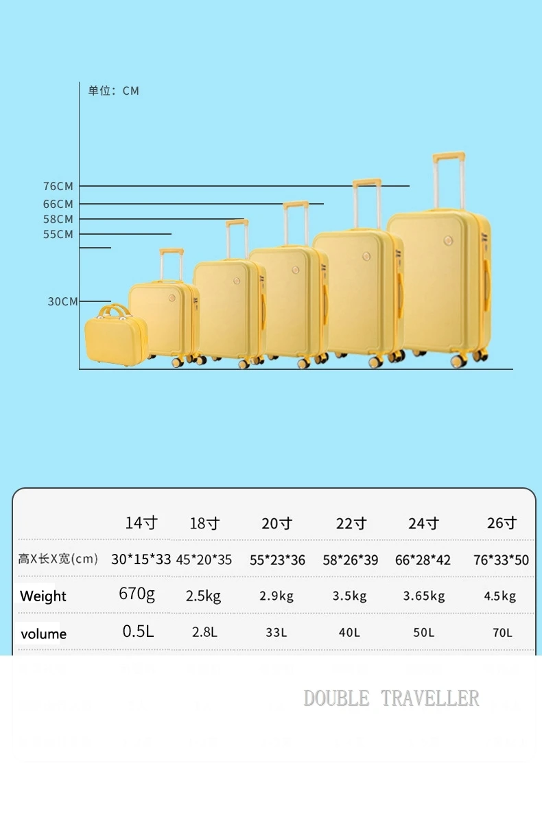 22 24 24 suitcase suitcase mala de