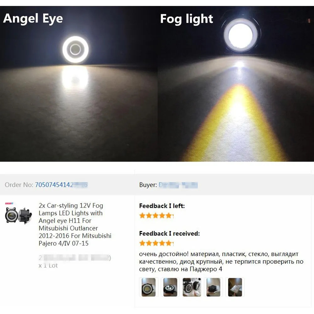 2 шт./пара Противотуманные фары Angel Eye светодиодный фонарь для Renault Grand Scenic 3 2011 для Renault stepstepway Logan 2009