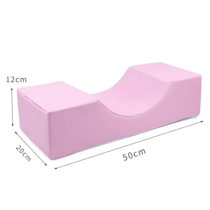 Light Purple Профессиональные ресницы удлиненная Подушка Мягкий привитый макияж ресниц салон красоты поддержка шеи инструмент фланелевая эргономичная подушка для ресниц - Цвет: Light Purple
