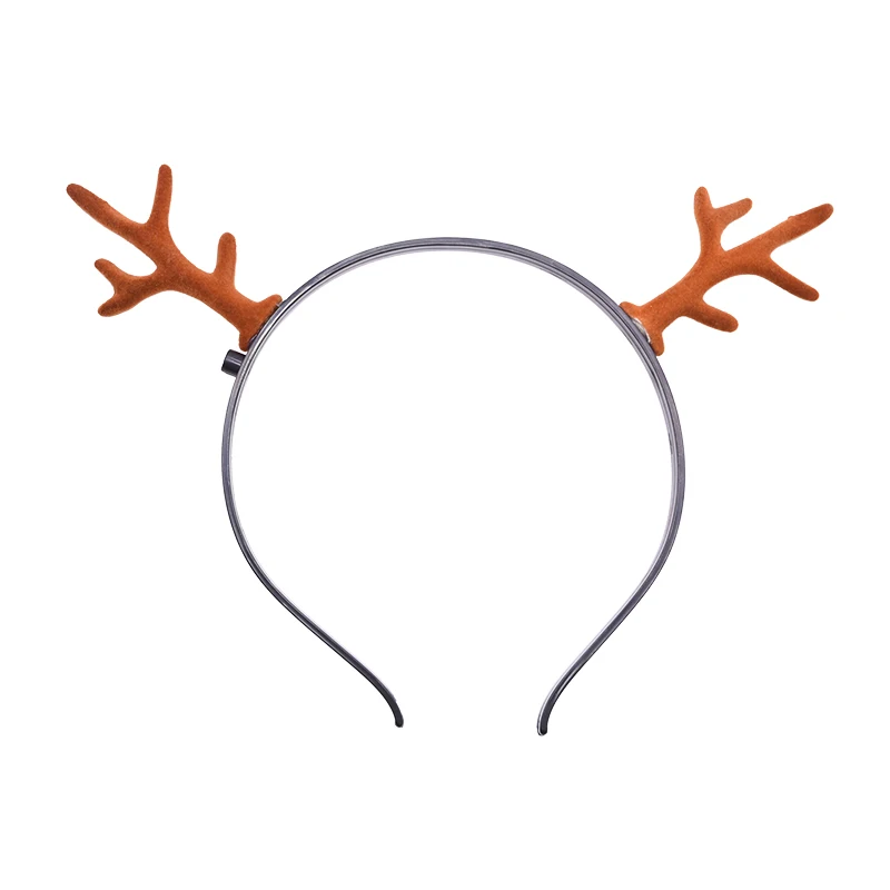 5 Pairs Red/brown Simulation Antlers DIY Handmade Cute Headband Headdress Accessories Material Christmas Party Decor Photo Props