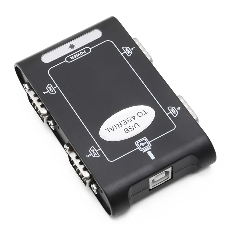 9pin RS232 USB 2,0 до 4 портов последовательный DB9 COM разъемы контроллера адаптер концентратор T4ME Прямая поставка