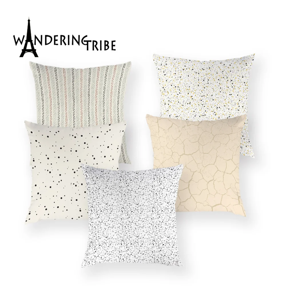 Скандинавский домашний декоративный чехол для подушки с геометрическим