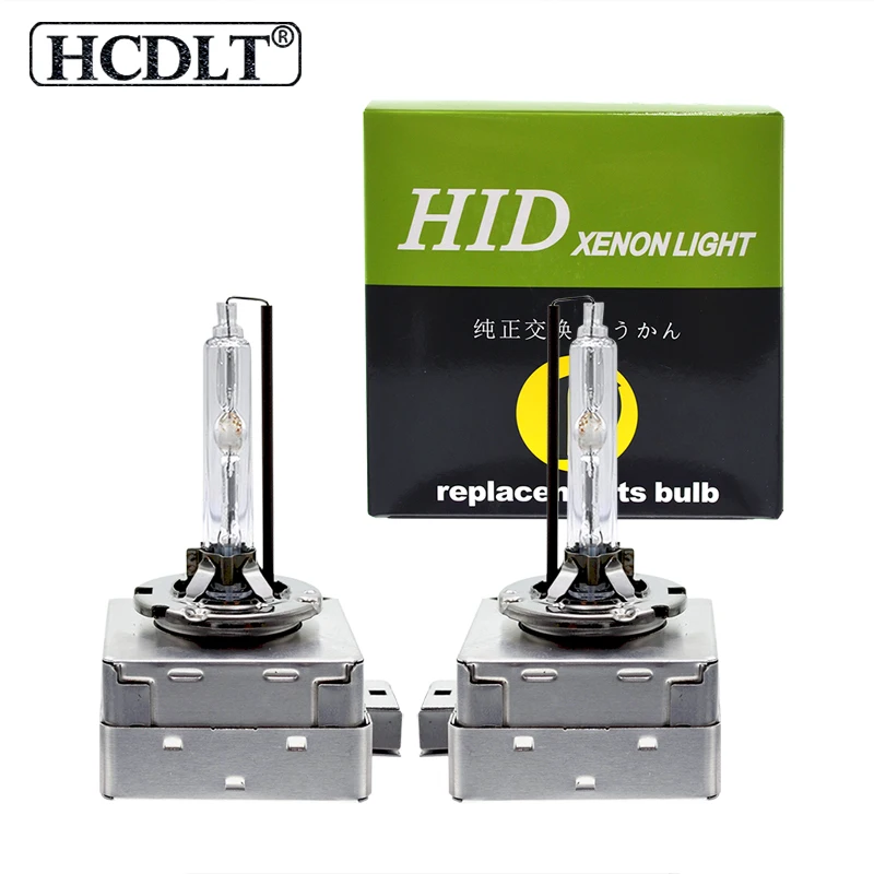 HCDLT Original 35W55W Xenon D1S D3S HID Bulb Lamps D3S 6000K 8000K D1S 5000K 4300K With Metal Holder Replacement For Car Bulbs