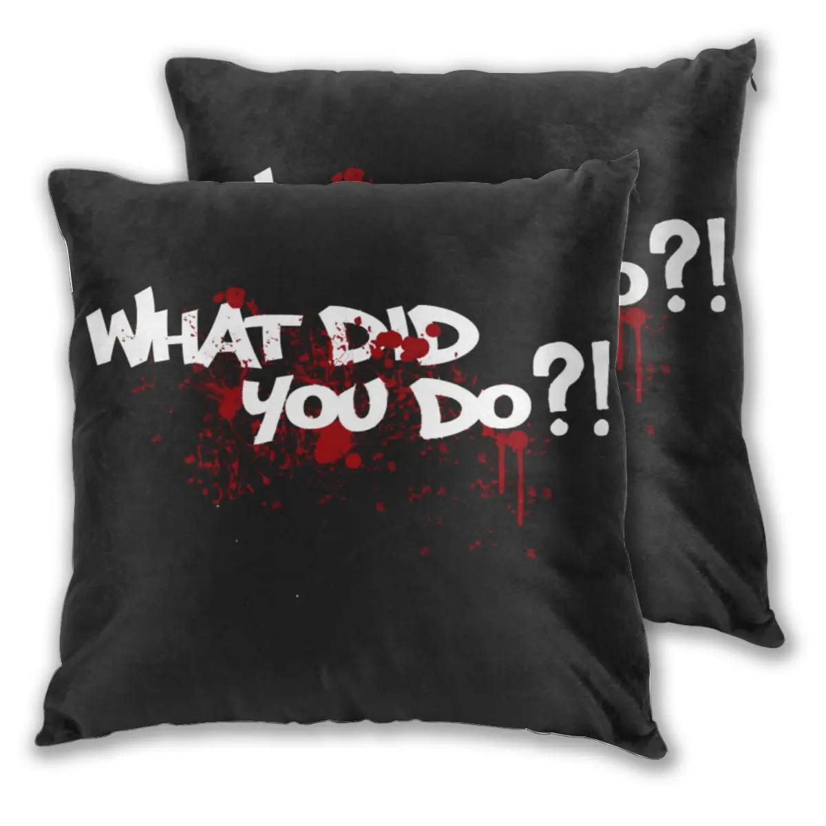 Throw Pillows Case What did you do ! White logo sofa decorative pillow cushions cover | Дом и сад