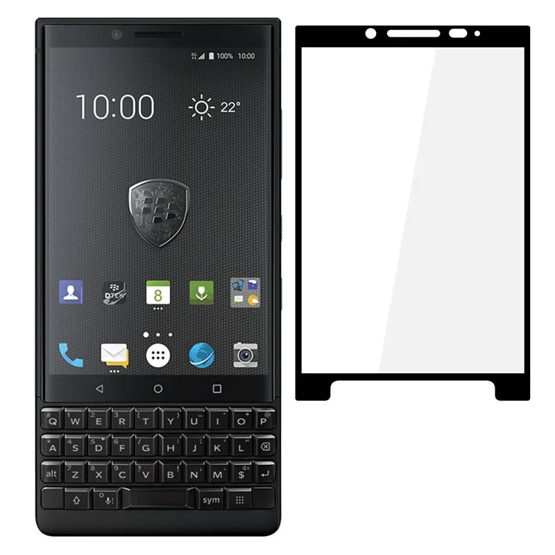 

3D Full Curved Tempered Glass For Blackberry Keyone Key 2 Screen Protector Protective Film