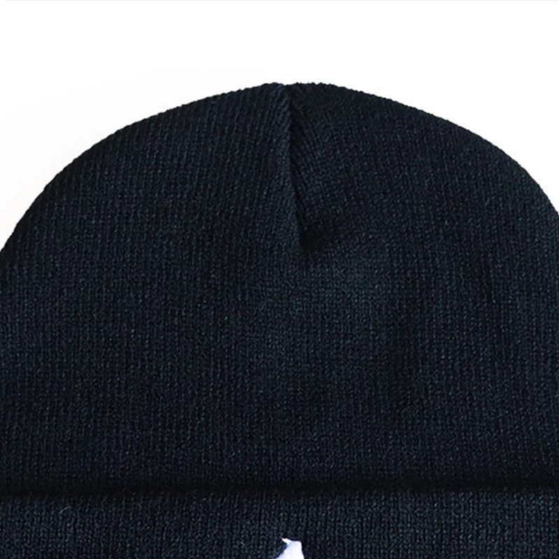 Теплая вязаная шапка, зимняя однотонная вязаная шапка Skullies, женские и мужские спортивные модные повседневные Шапки