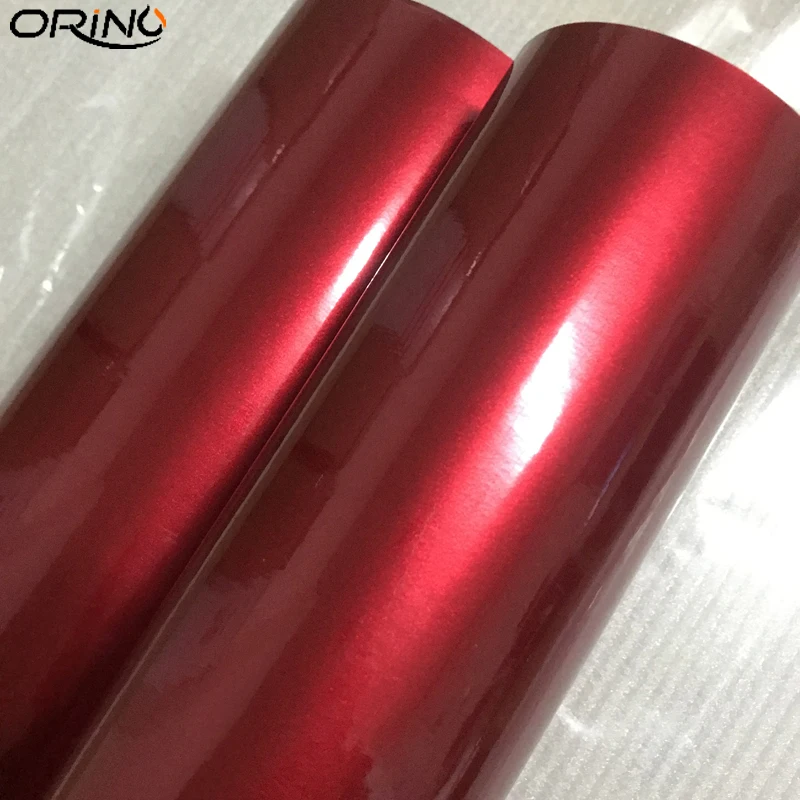 Red Candy Glossy Metallic Vinyl Film Sticker-4