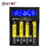 HTRC 4 Slots Battery Charger 18650 Li-ion Li-fe Ni-MH Ni-CD Charger for AA/AAA/18650/26650/6F22/16340/9V Battery Smart Charger ► Photo 1/6