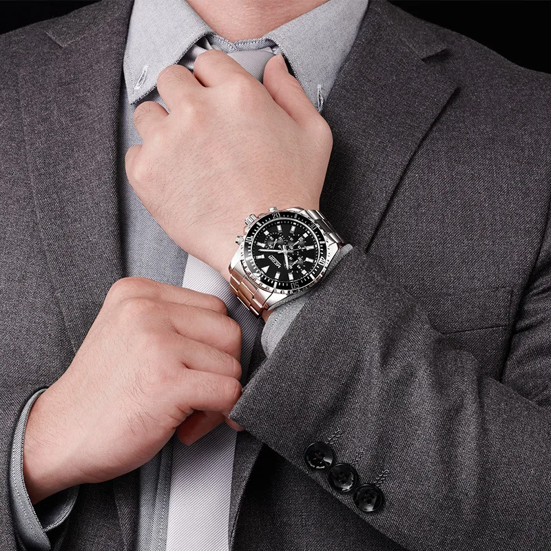 

Megir Watch Men's Multi-functional MEN'S Watch Brand Fashion & Sports Watch Douyin Hot Selling