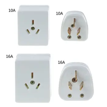 

86 Type AC 250V 10A 16A High Power Electrical Wall Socket 3 Pin Plug Wall Outlet Plate Panel White For Air Conditioning