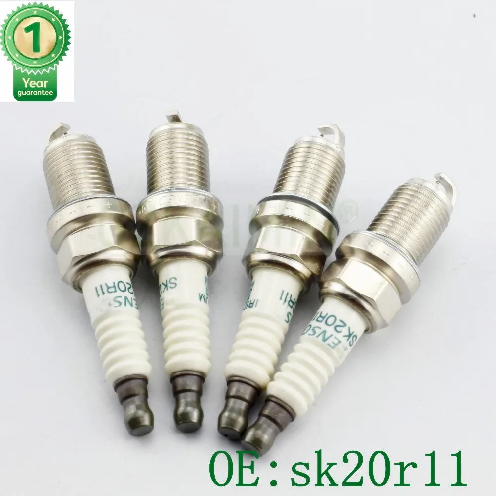 4 шт. свечей зажигания SK20R11 для Toyota Camry Highlander Scion Lexus 90919-01210