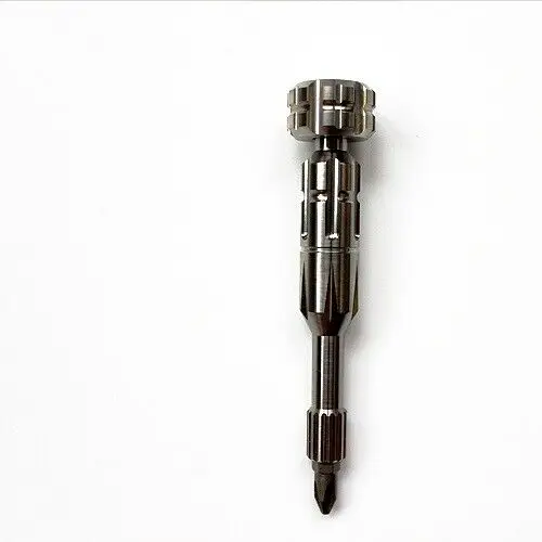 True color EDC инструмент титановая отвертка подшипник вращаются пальчиковые игры винт для игрушки бит - Цвет: True color