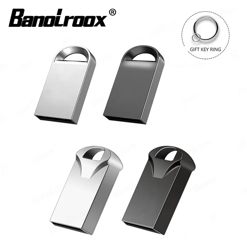 Флеш-накопитель Mini USB 2 шт./лот 32 ГБ 64 128 металлический 8 16 | Компьютеры и офис