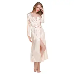 SAGACE/большие размеры, женское белье, Одноцветный комплект, банное платье, сексуальное кружевное женское белье, атласное ночное белье, Femme