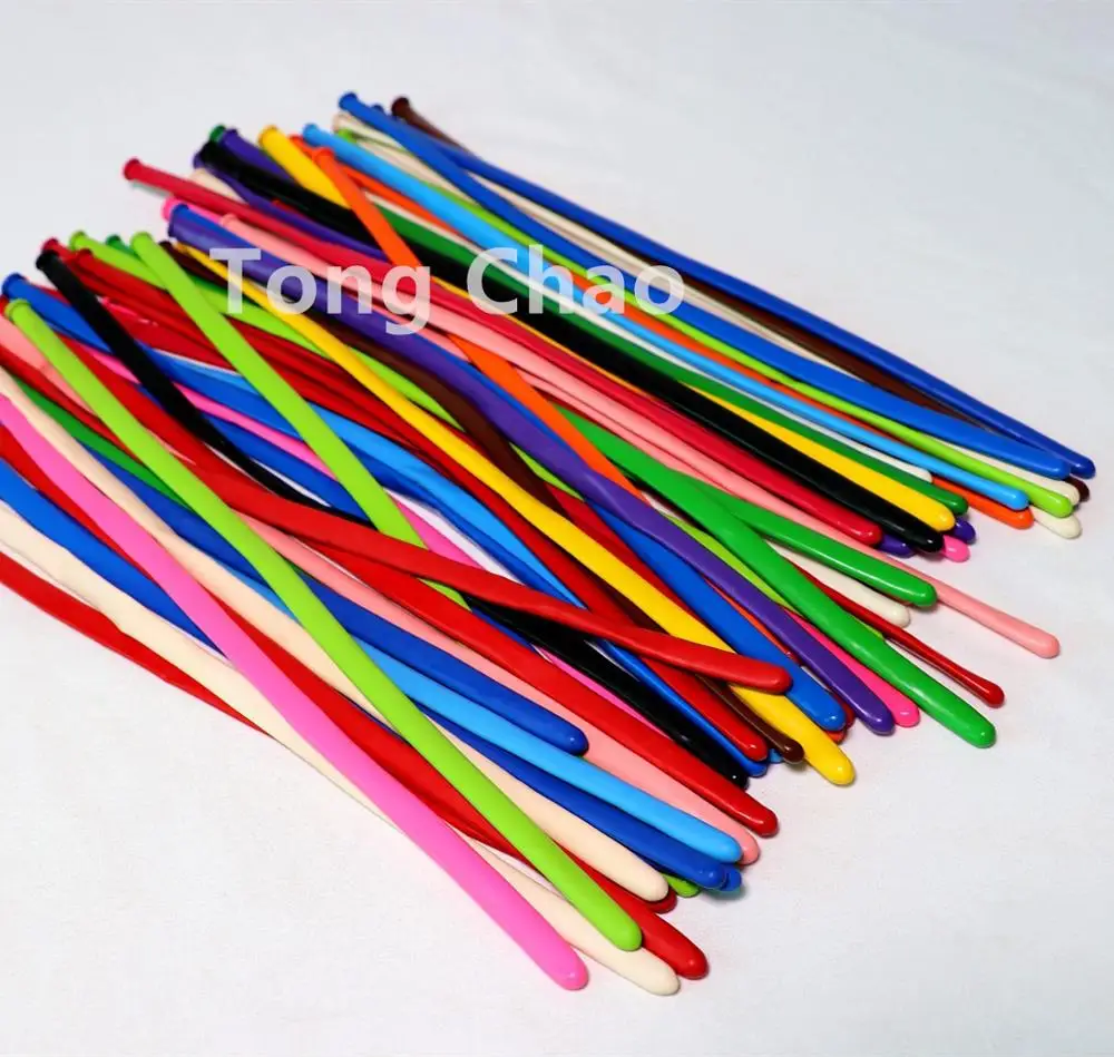 100pcs 100 шт./лот разноцветные шарики для моделирования шарики для день рождения вечерние украшения рекламных мероприятий - Цвет: 100pcs
