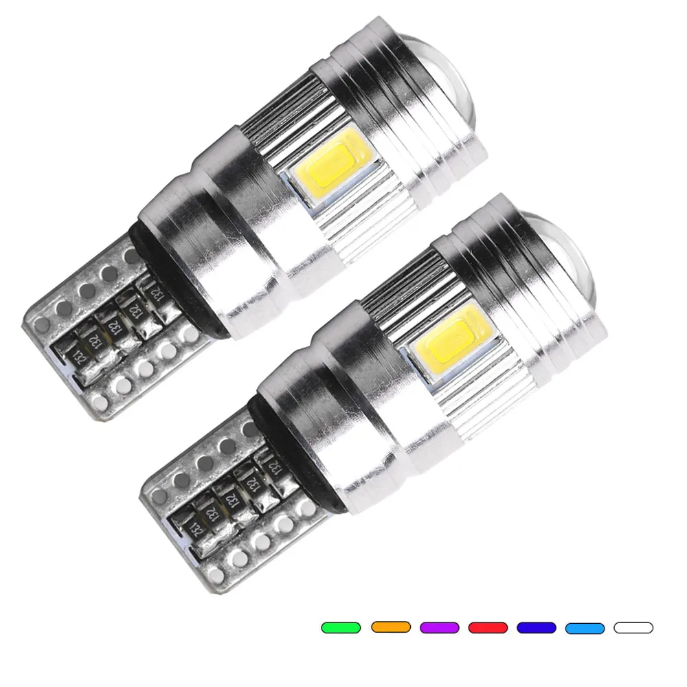 12V T10/W5W светодиодный свет 10 SMD 5630 5730 светильник Wedge Bulb высокое Мощность Стоянкы