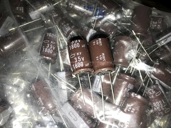

50pcs 1800uF 35V NIPPON NCC KY Series 16x25mm Low Z Long Life 35V1800uF Aluminum Electrolytic Capacitor