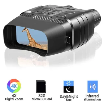 

Night Vision Device Binoculars 300 Yards Digital IR Telescope Zoom Optics with 2.3' Screen Photos Video Recording Hunting Camera