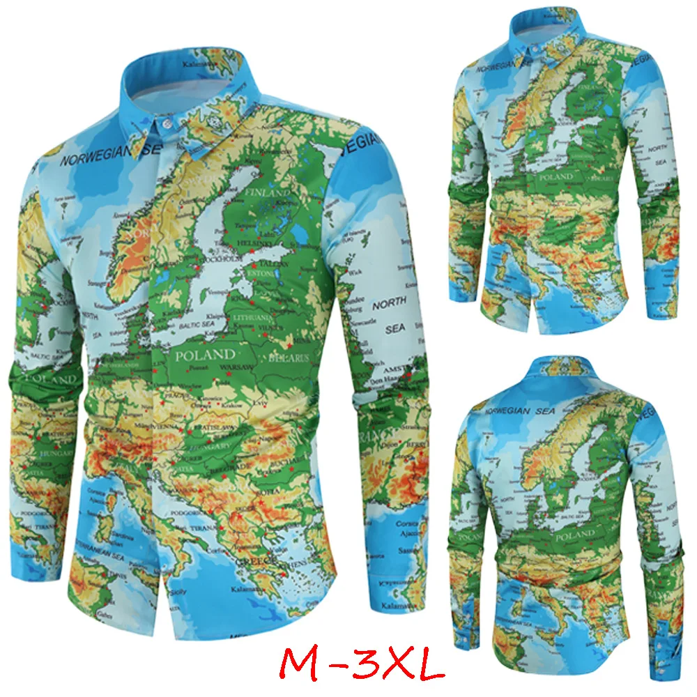 

Top men,shirt men,men's shirts,fashion casual shirts,printed shirts, men's lapel shirts, long sleeve shirt men, men's clothing,