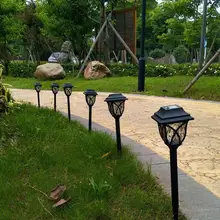 Светодиодный светильник для сада на солнечных батареях IP65 Водонепроницаемый светодиодный светильник для сада, патио, газона, двора, тропинки, тротуара
