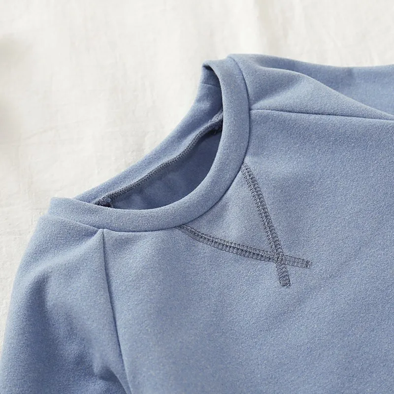 Блузка с длинными рукавами для маленьких мальчиков и девочек Штаны в полоску