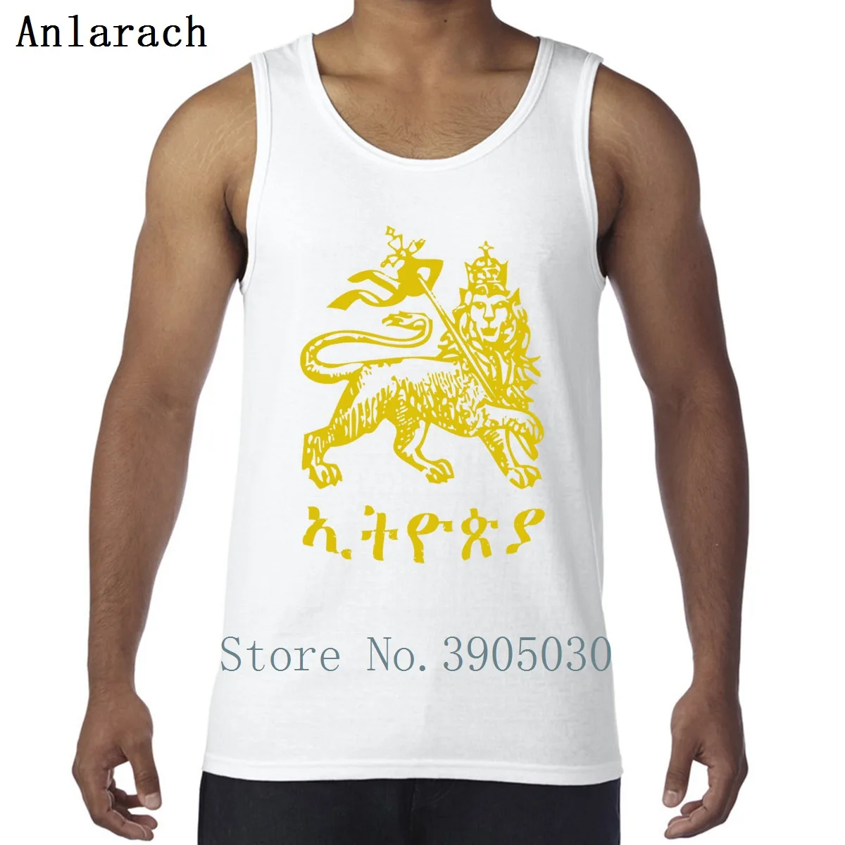 Ethiopia Lion Of Judah Vests Comfortable Sleeveless Famous Spring Tank Tops Men Designer Letters Famous Streetwear