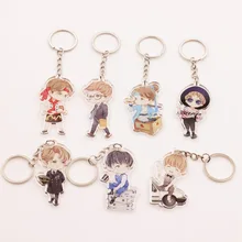 Bay Jingting сопутствующие продукты двухсторонний милый акриловый брелок 038