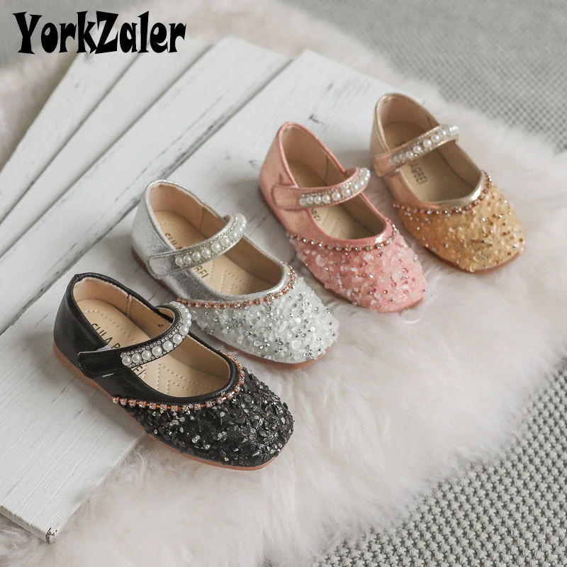 Yorkzaler Summer Kids Party Shoes For Girl Sequines Girl Princess Shoes Spring Autumn Casual Children Shoes Footwear