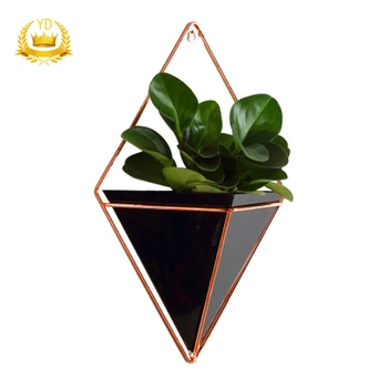 

Hot 1pc Flower Pots Wall Hanging Wall Mounted Planter Holder For Indoor Flower Metal Rack Pot Flower Pot Balcony Decorations