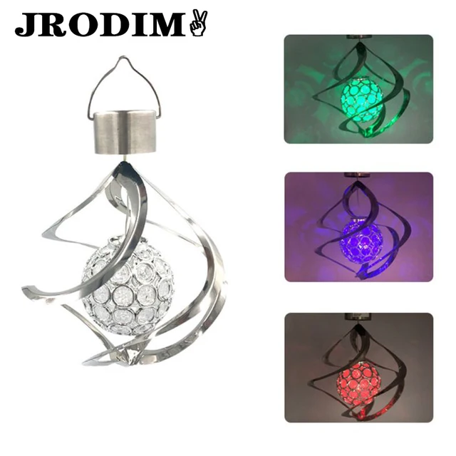 Napenergia Szélcsengő Led Színváltó Függő Fény Dekoratív Napenergiával Működő Szél Fonó A Kültéri Kerti Udvarhoz - Image 2