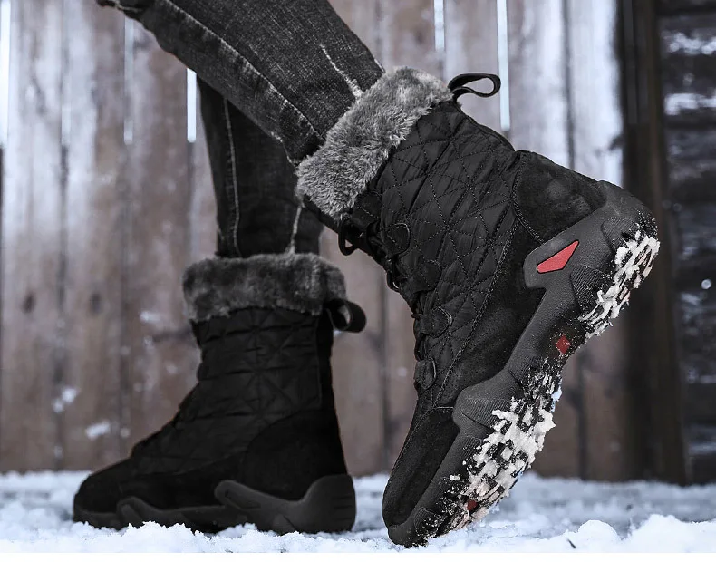 Уличные зимние походные ботинки мужские высокие водонепроницаемые носимые боевые тактические сапоги мужские альпинистские ботинки охотничьи ботинки
