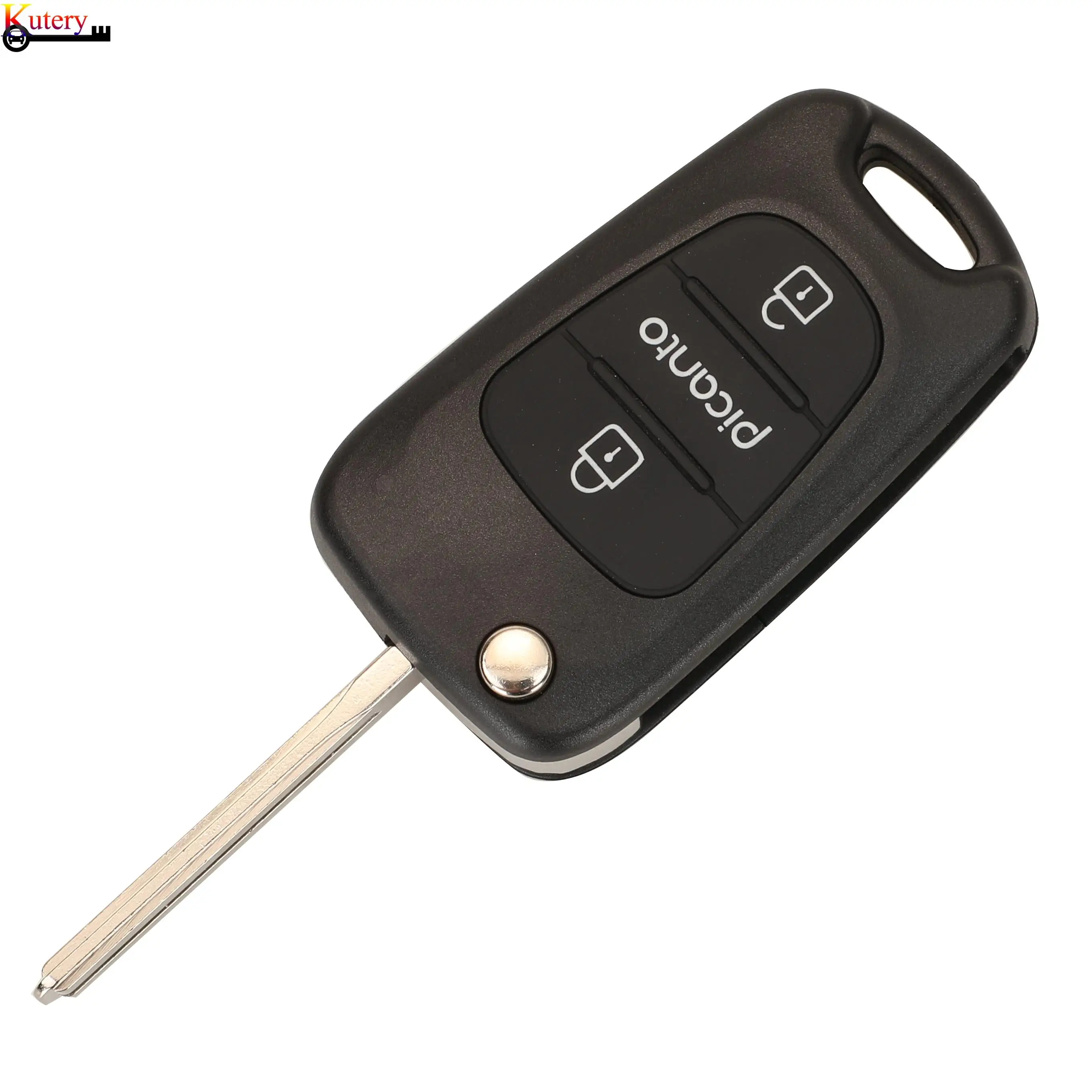 Folding Remote Car Key Shell For Kia Rio Picanto Ceed Cerato Sportage K2 K3 K5 Soul 3Buttons