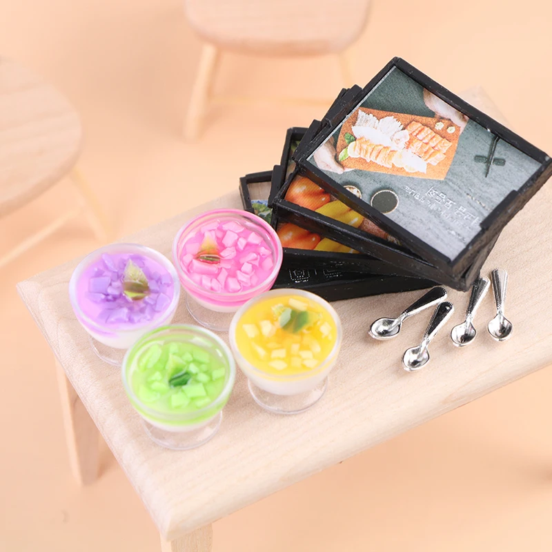 Miniature fruit cups doll's house
