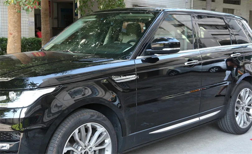 4 шт. ABS хромированные боковые накладки для Range Rover Sport автомобильные аксессуары