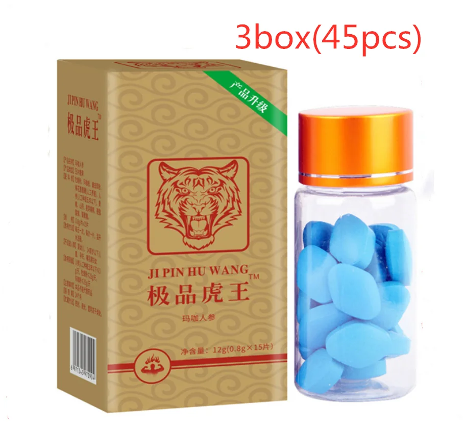 3box Мужской стимуляции половой жизни хорошо подходит для здорового образа жизни 15 шт./кор. Citygirl Король тигр - Цвет: 3box