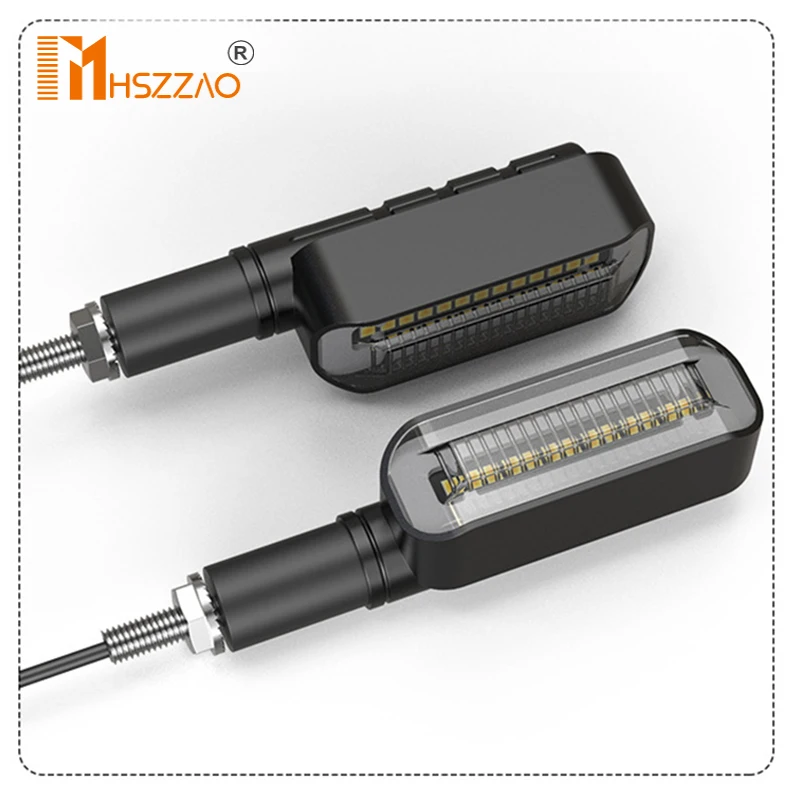 Светодиодные мотоциклетсветодиодный поворотные огни 2 шт. 12 В левый и правый